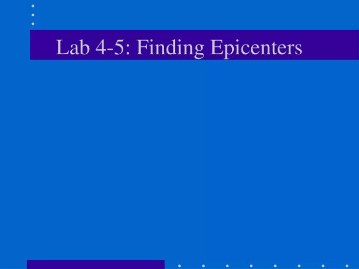 Finding epicenters lab answer key