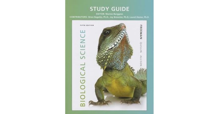 Biological science by scott freeman 7th edition