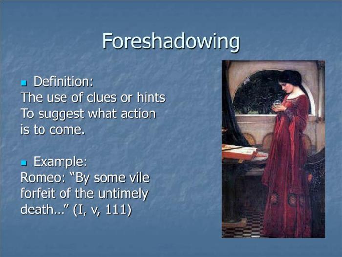 Juliet romeo foreshadowing act examples shakespeare quotes essay quotesgram analysis gcse specific suspense helping providing increase happen describe play details