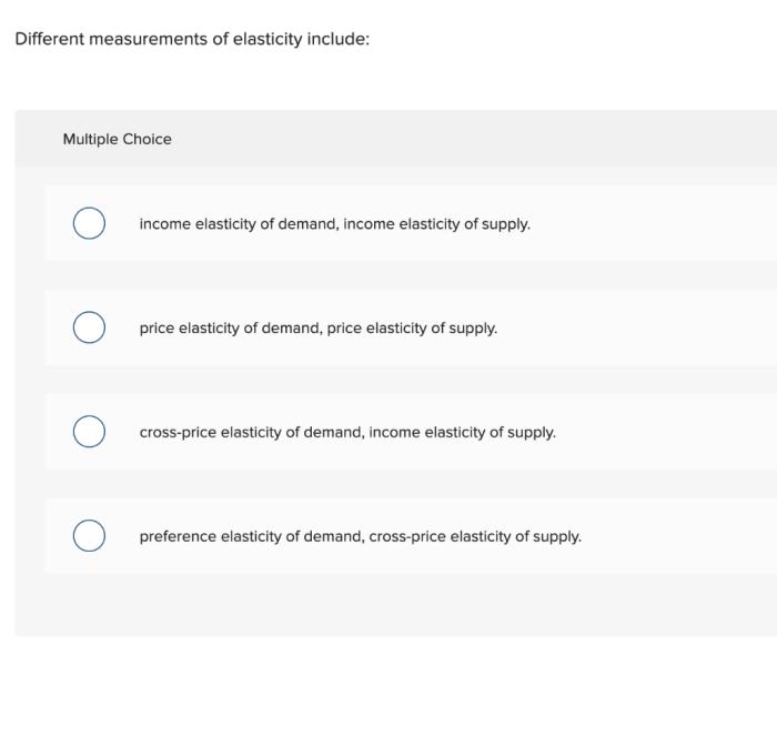 Elasticity formula example